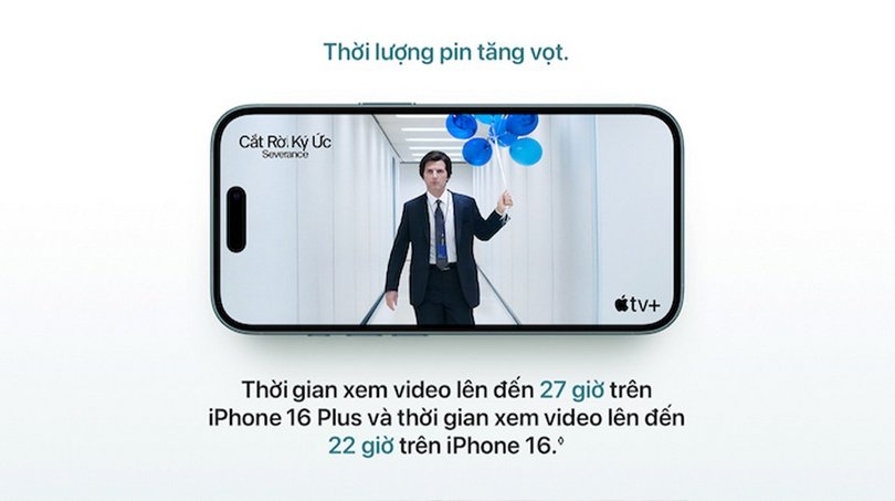 Thời lượng pin cải thiện và công nghệ sạc nhanh vượt trội